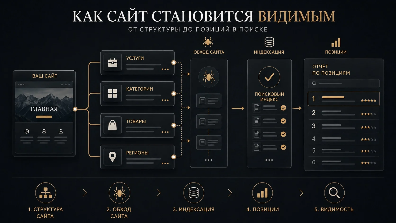 Архитектура молодого сайта и система поискового продвижения